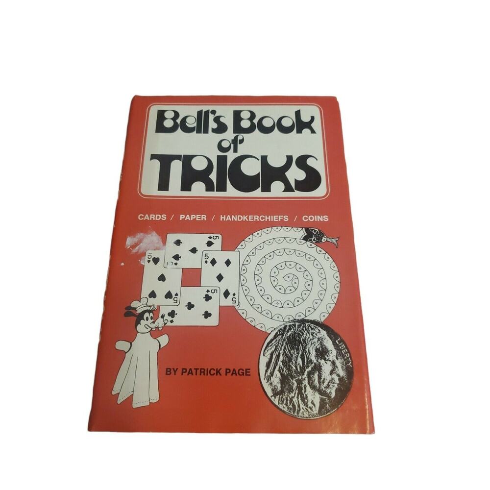 Bell's Book Of Tricks - Patrick Page 1974 Bell Publishing Co vintage hardback GC